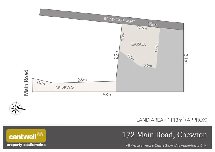 Floorplan of Homely land listing, 172 Main Road, Chewton VIC 3451
