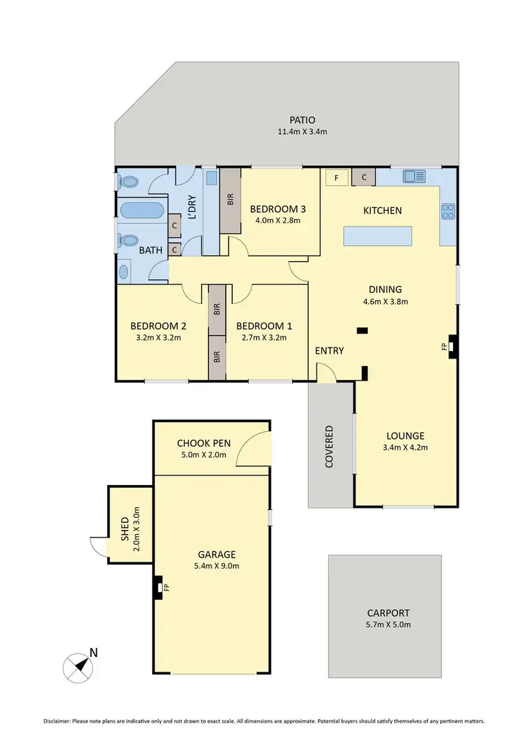Floorplan of Homely house listing, 6 Pine Close, Woodend VIC 3442