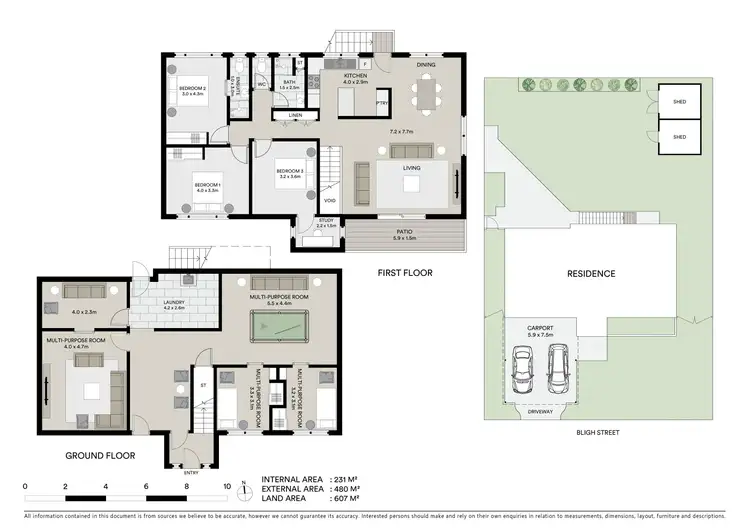Floorplan of Homely house listing, 3 Bligh Street, Kirwan QLD 4817