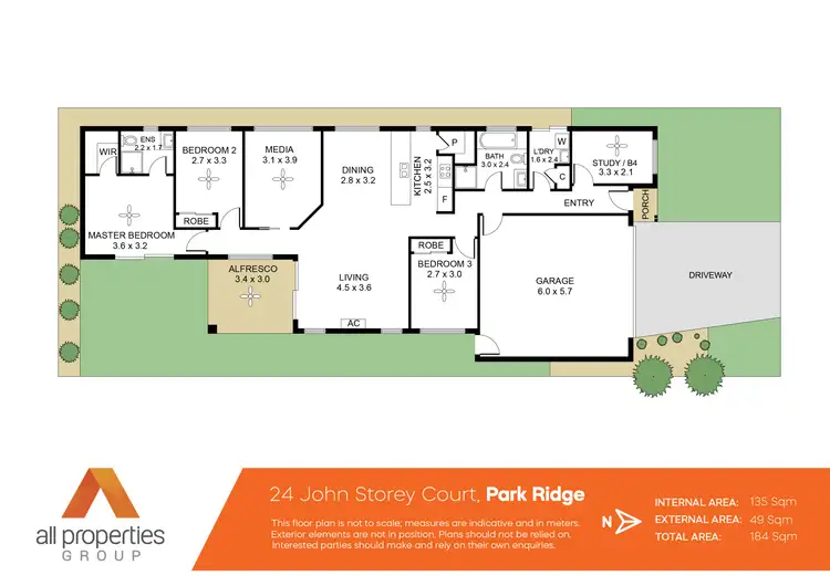 Floorplan of Homely house listing, 24 John Storey Court, Park Ridge QLD 4125
