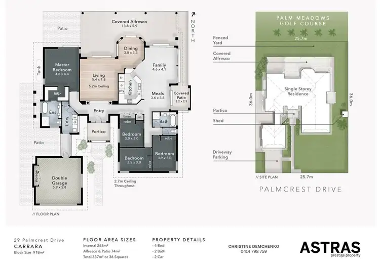 Floorplan of Homely house listing, 29 Palmcrest Drive, Carrara QLD 4211