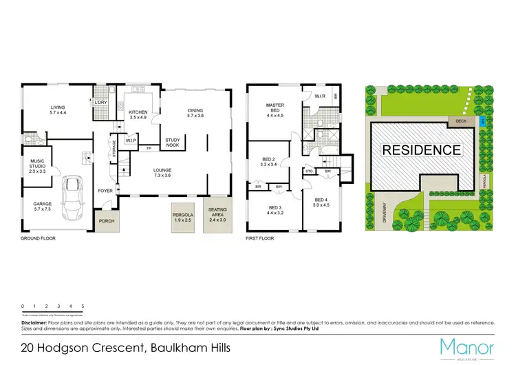 Floorplan of Homely house listing, 20 Hodgson Crescent, Baulkham Hills NSW 2153