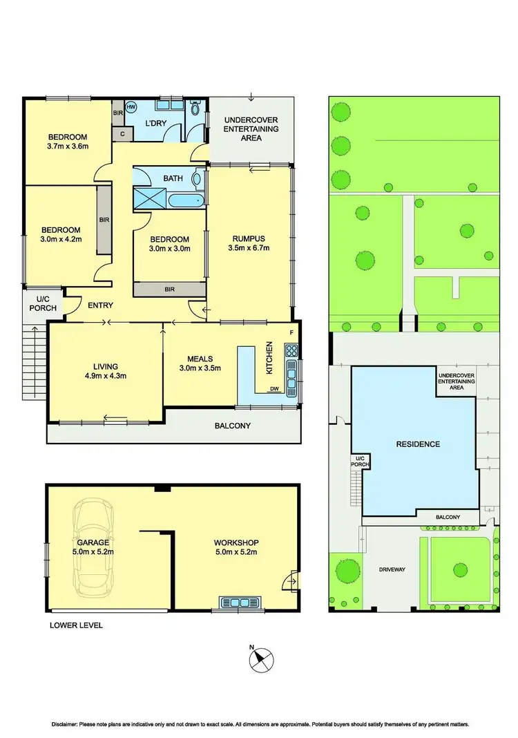 Floorplan of Homely house listing, 50 Purinuan Road, Reservoir VIC 3073