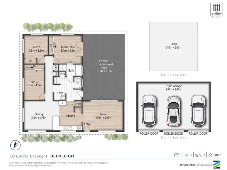 Floorplan of Homely house listing, 10 Carrie Crescent, Beenleigh QLD 4207