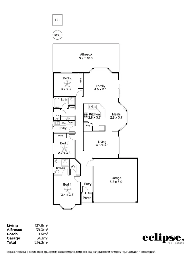 Floorplan of Homely house listing, 9 The Parkway, Klemzig SA 5087