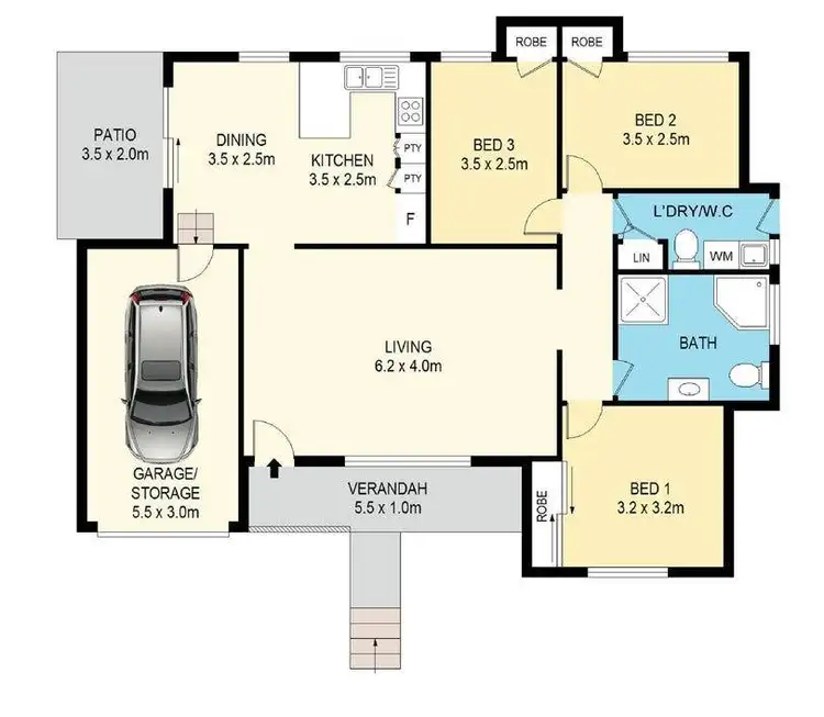 Floorplan of Homely house listing, 22 Mabuhay Grove, Mount Druitt NSW 2770