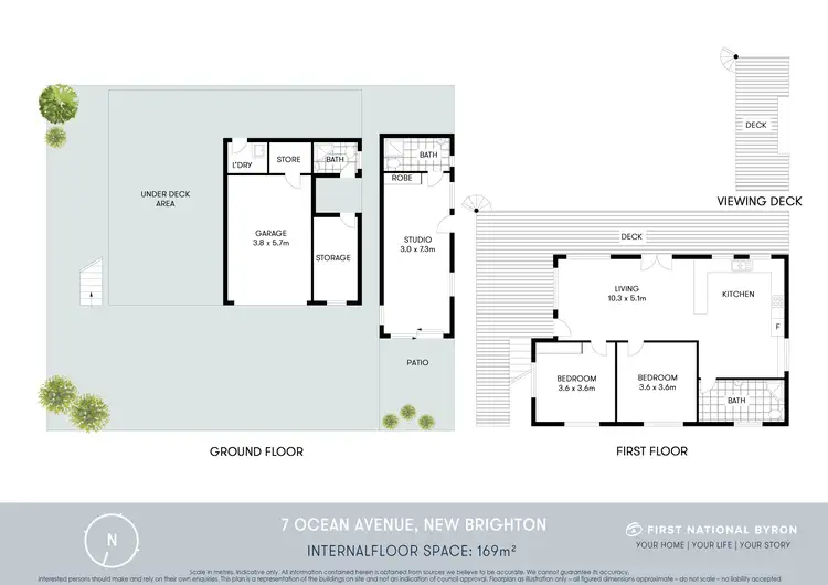 Floorplan of Homely house listing, 7 Ocean Avenue, New Brighton NSW 2483