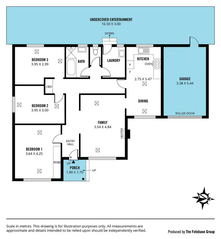 Floorplan of Homely house listing, 13 Harrow Road, Reynella SA 5161