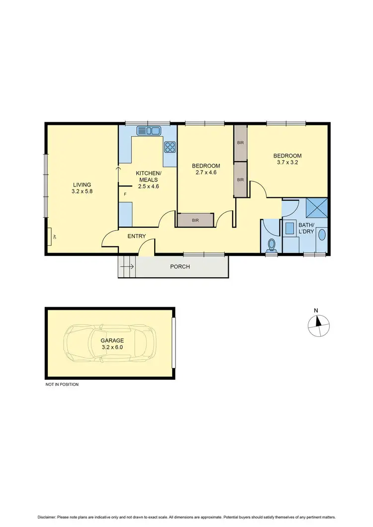 Floorplan of Homely villa listing, 4/24 Wright Street, Essendon VIC 3040