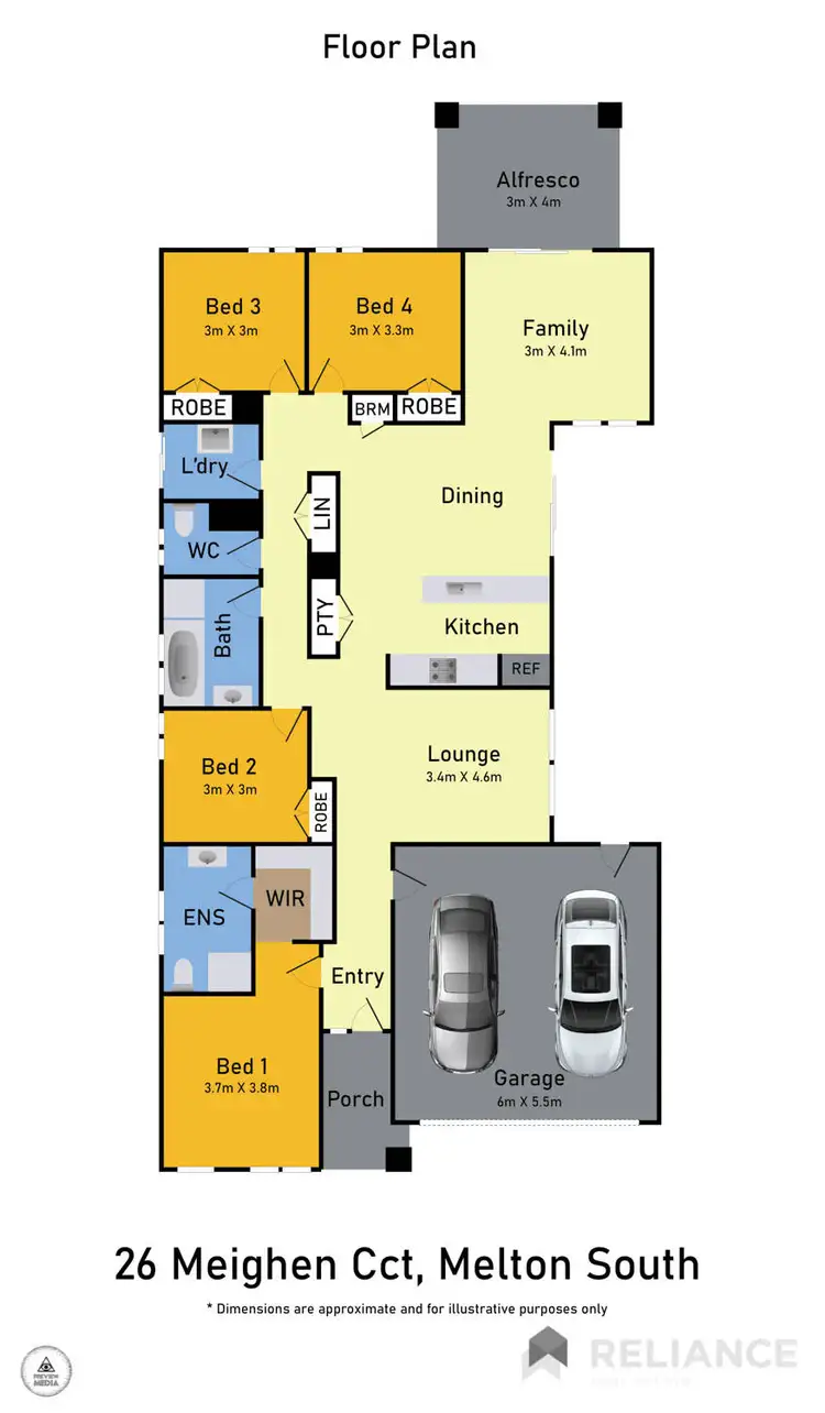 Floorplan of Homely house listing, 26 Meighen Circuit, Melton South VIC 3338