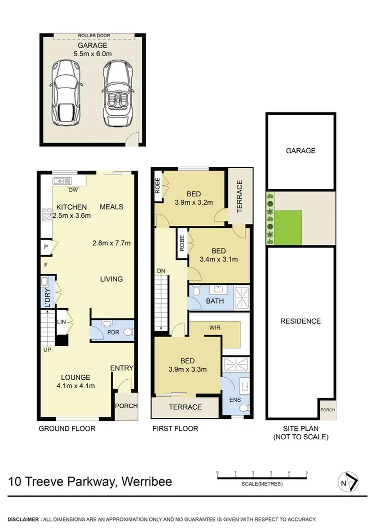 Floorplan of Homely townhouse listing, 10 Treeve Parkway, Werribee VIC 3030