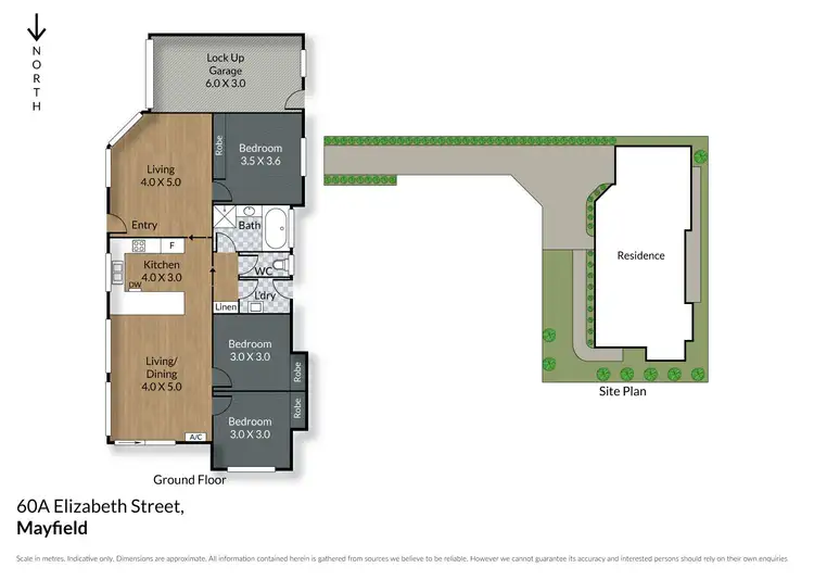Floorplan of Homely house listing, 60A Elizabeth Street, Mayfield NSW 2304