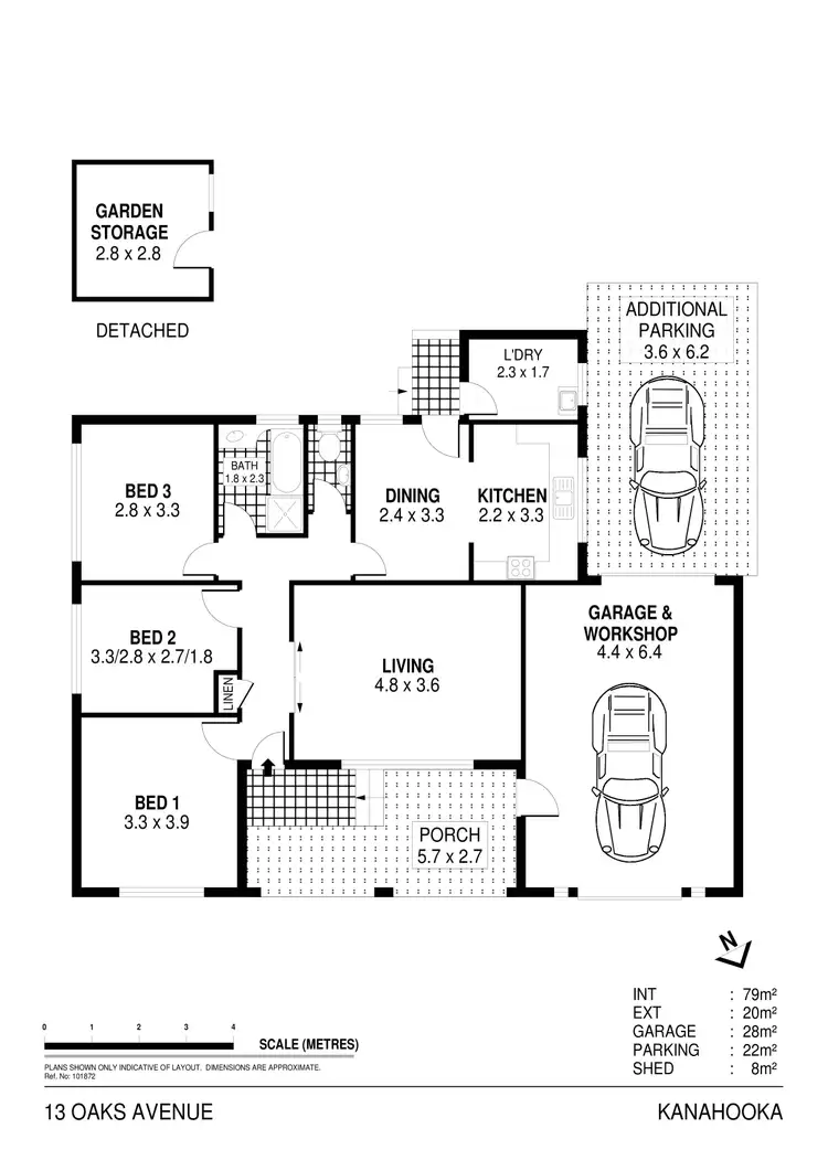 Floorplan of Homely house listing, 13 Oaks Avenue, Kanahooka NSW 2530
