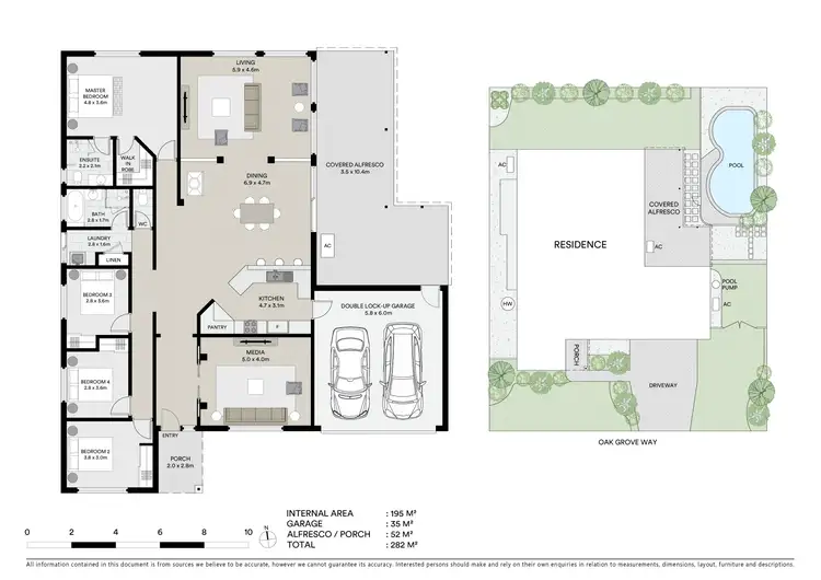 Floorplan of Homely house listing, 37 Oak Grove Way, Sippy Downs QLD 4556