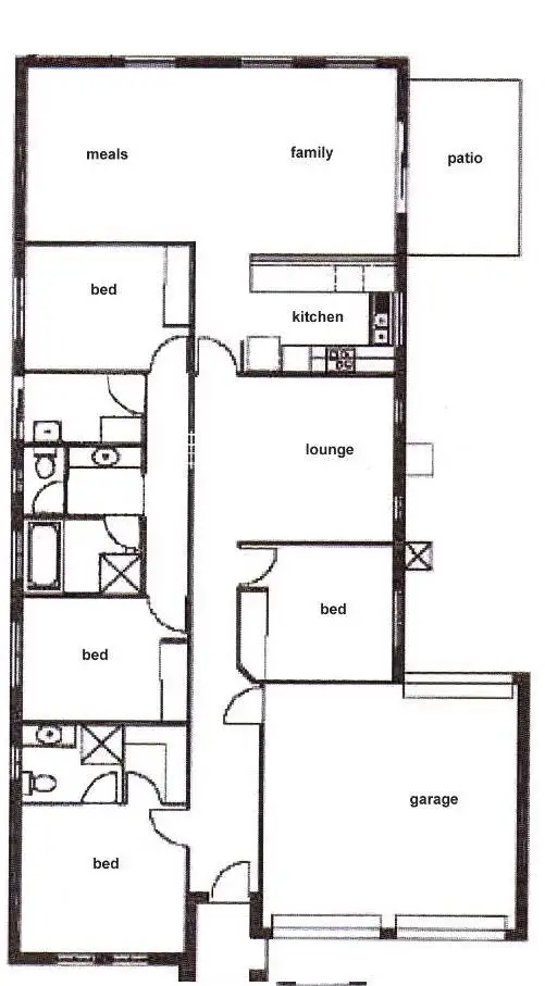 Floorplan of Homely house listing, 12 Fitzgerald Avenue, Whyalla Jenkins SA 5609