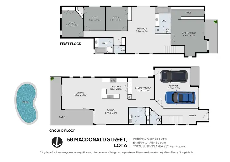 Floorplan of Homely house listing, 56 Macdonald Street, Lota QLD 4179