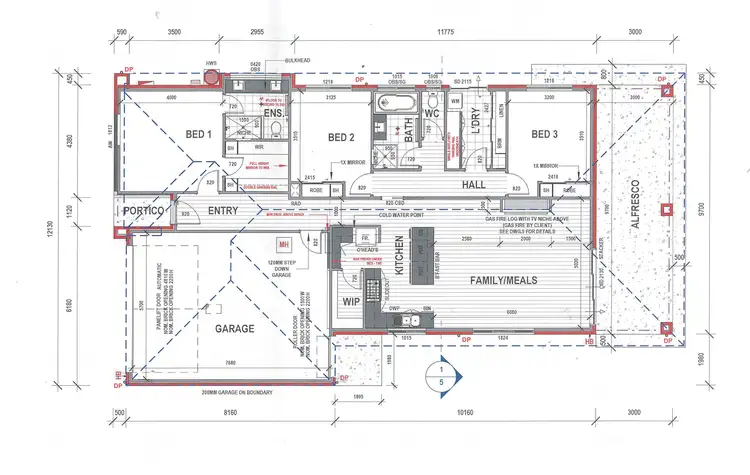 Floorplan of Homely house listing, 58 Ledbury Circuit, Wodonga VIC 3690