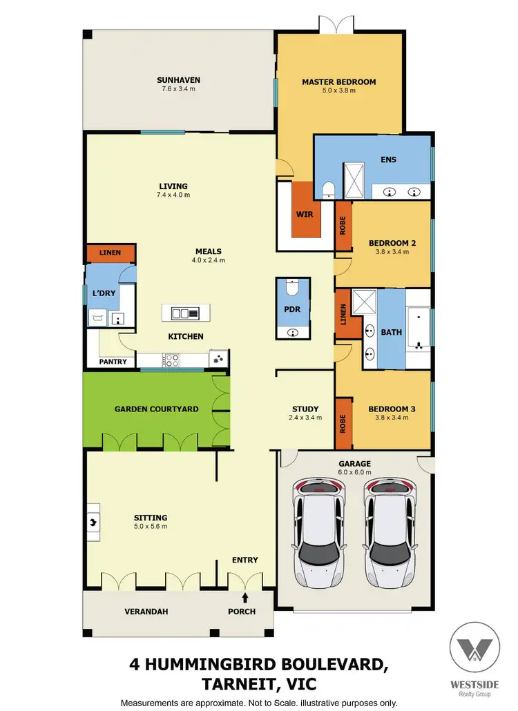 Floorplan of Homely house listing, 4 Hummingbird, Boulevard, Tarneit VIC 3029