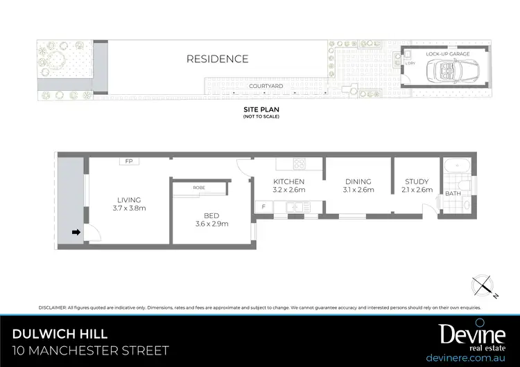 Floorplan of Homely house listing, 10 Manchester Street, Dulwich Hill NSW 2203