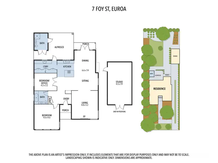 Floorplan of Homely house listing, 7 Foy Street, Euroa VIC 3666