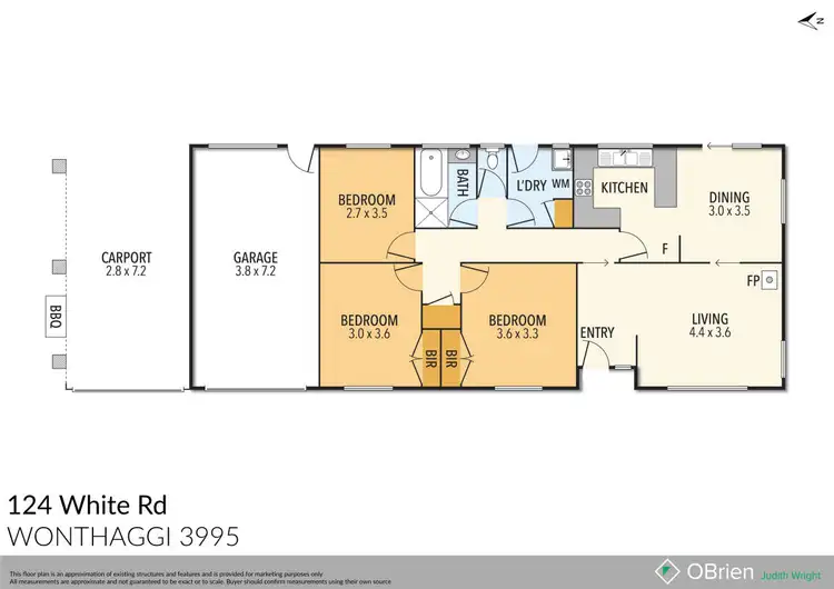 Floorplan of Homely house listing, 124 White Road, Wonthaggi VIC 3995