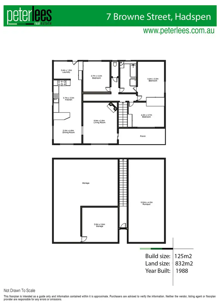 Floorplan of Homely house listing, 7 Browne Street, Hadspen TAS 7290
