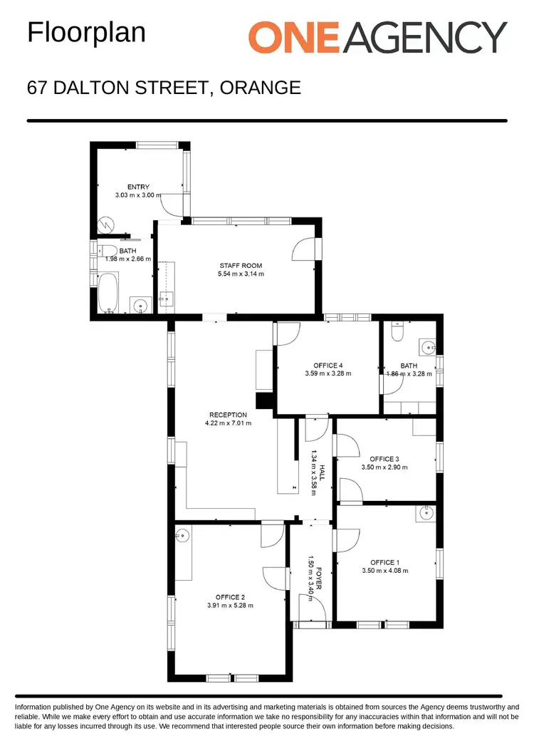 Floorplan of Homely house listing, 67 Dalton Street, Orange NSW 2800