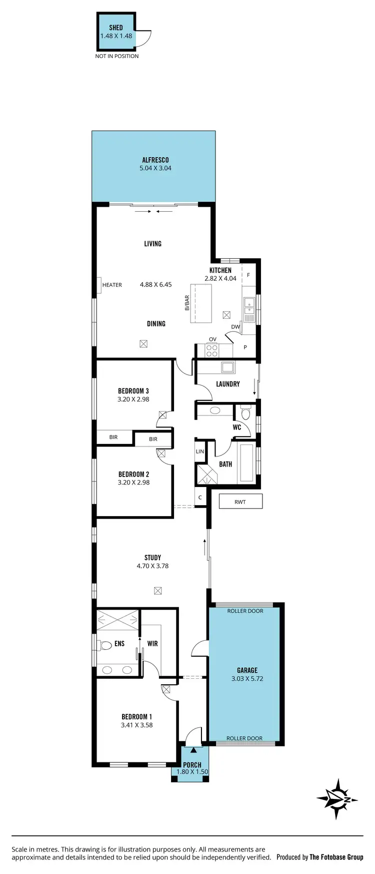 Floorplan of Homely house listing, 23 Archerfield Avenue, Christies Beach SA 5165