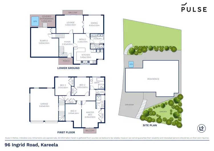 Floorplan of Homely house listing, 96 Ingrid Road, Kareela NSW 2232