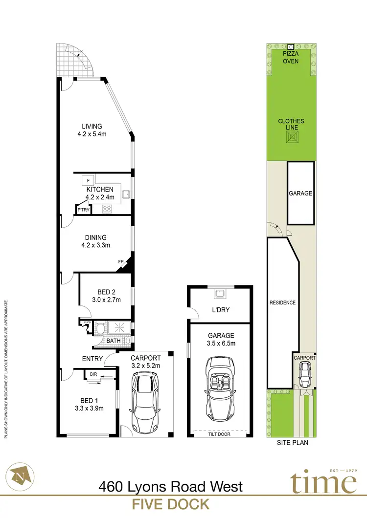 Floorplan of Homely semi-detached listing, 460 Lyons Road, Five Dock NSW 2046