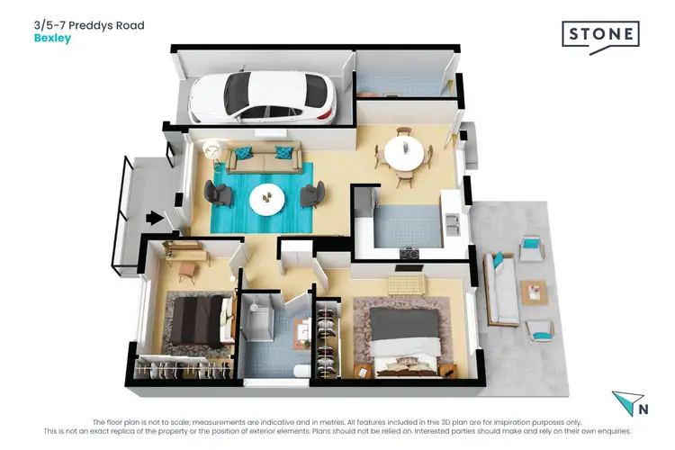 Floorplan of Homely villa listing, 3/5-7 Preddys Road, Bexley NSW 2207