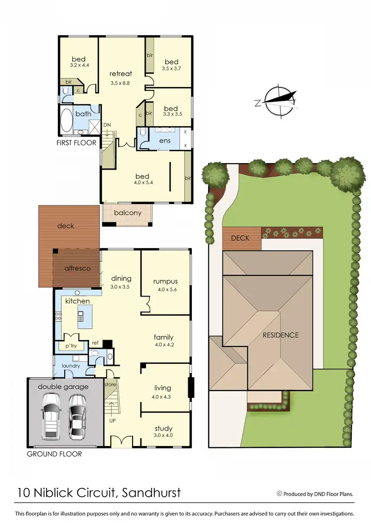 Floorplan of Homely house listing, 10 Niblick Circuit, Sandhurst VIC 3977