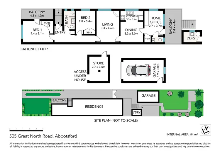 Floorplan of Homely house listing, 505 Great North Road, Abbotsford NSW 2046