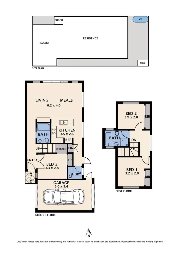 Floorplan of Homely townhouse listing, 4/20 Duffy Street, Reservoir VIC 3073
