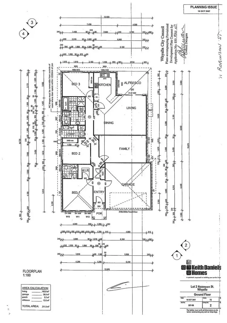 Floorplan of Homely house listing, 71 Robinson Street, Whyalla Jenkins SA 5609