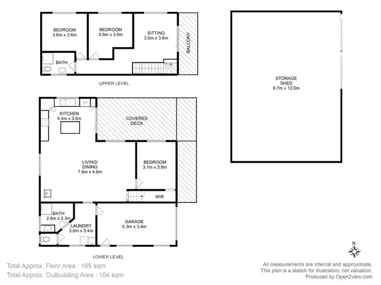 Floorplan of Homely house listing, 34 Ferntree Road, Eaglehawk Neck TAS 7179