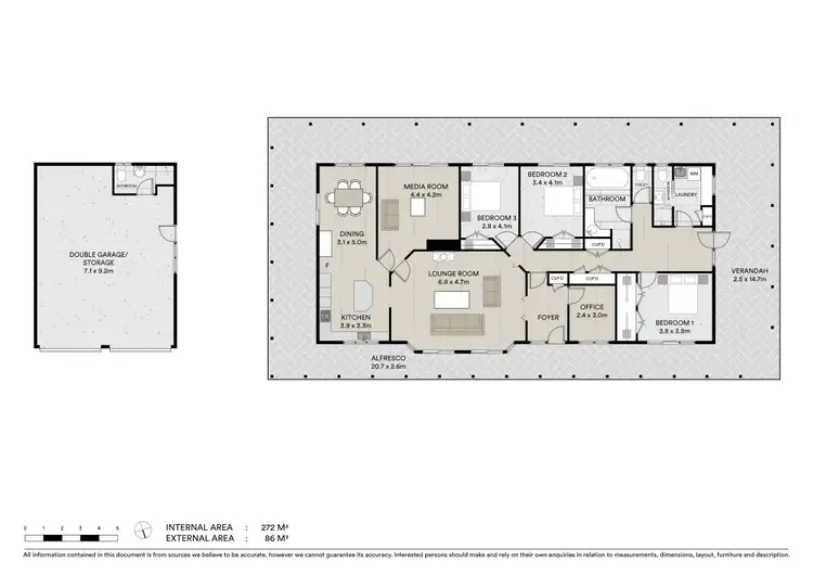 Floorplan of Homely rural property listing, 1192 Eltham Road, Alstonvale NSW 2477