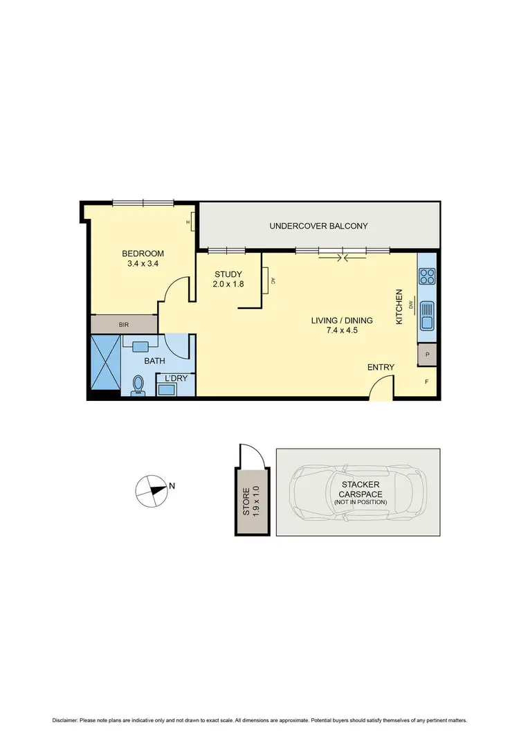 Floorplan of Homely apartment listing, 103/503 Keilor Road, Niddrie VIC 3042