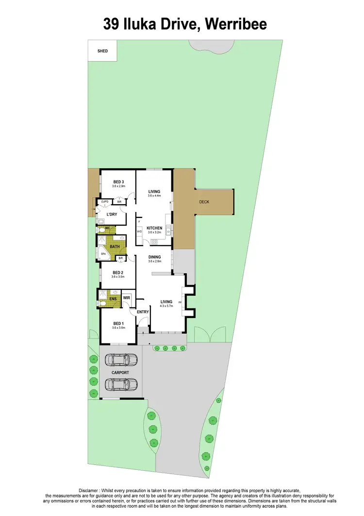 Floorplan of Homely house listing, 39 Iluka Drive, Werribee VIC 3030