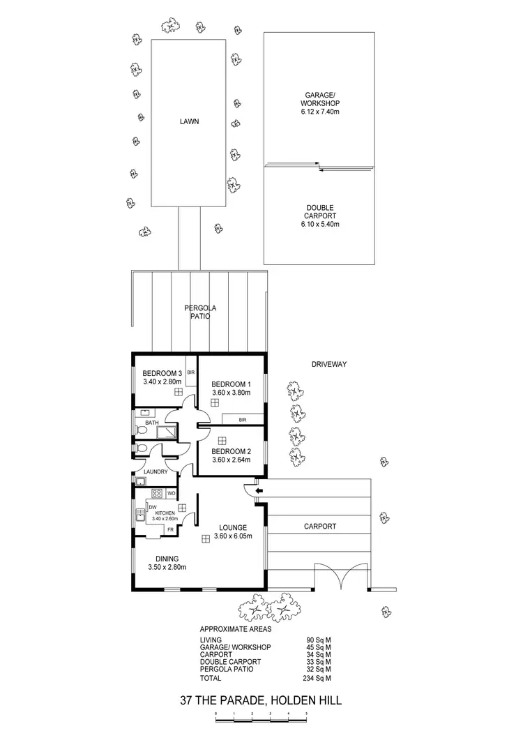 Floorplan of Homely house listing, 37 The Parade, Holden Hill SA 5088