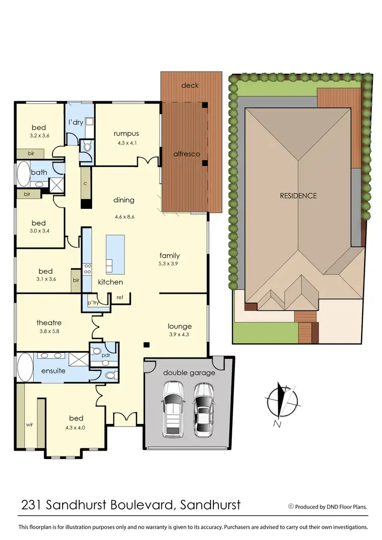 Floorplan of Homely house listing, 231 Sandhurst Boulevard, Sandhurst VIC 3977