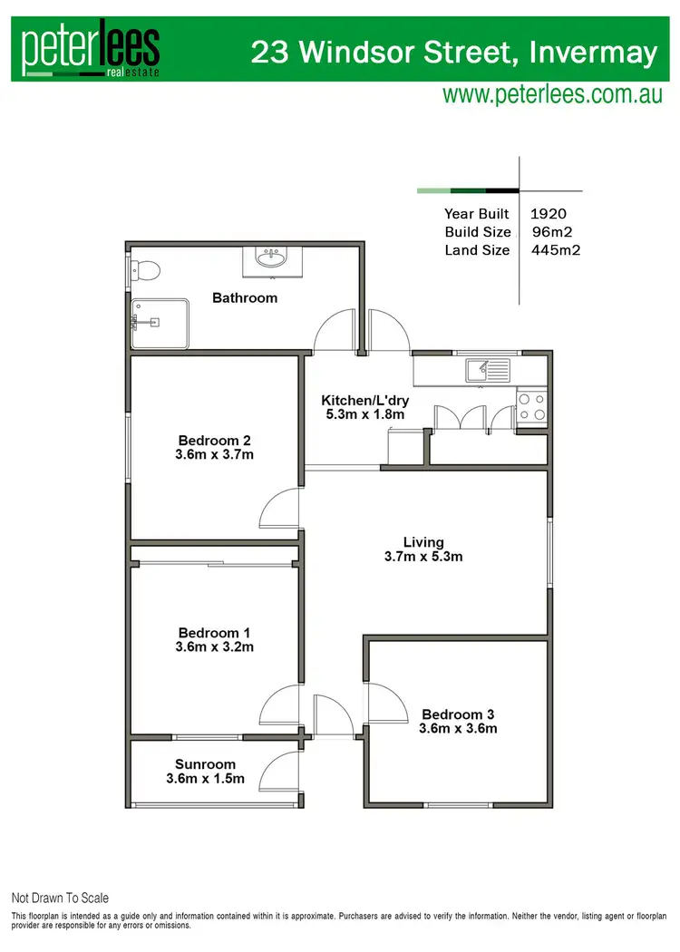 Floorplan of Homely house listing, 23 Windsor Street, Invermay TAS 7248