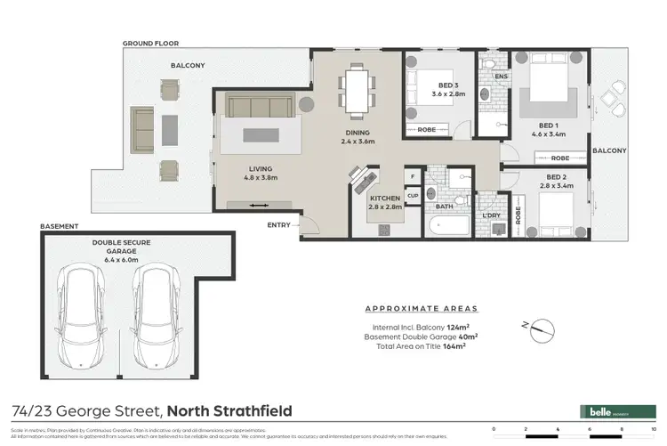 Floorplan of Homely unit listing, 74/23 George Street, North Strathfield NSW 2137