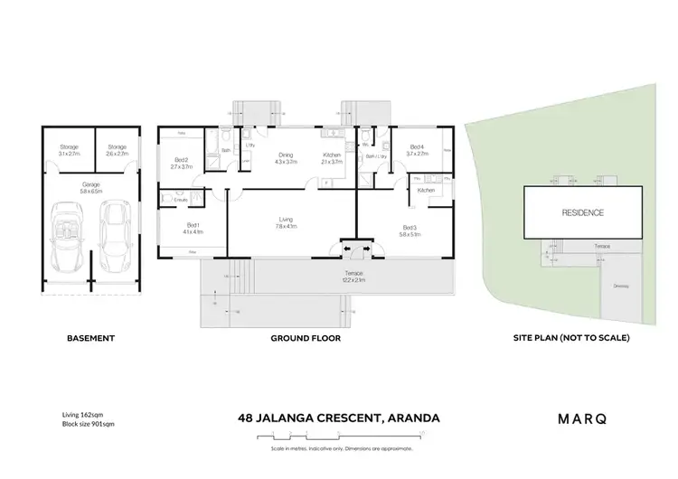 Floorplan of Homely house listing, 48 Jalanga Crescent, Aranda ACT 2614