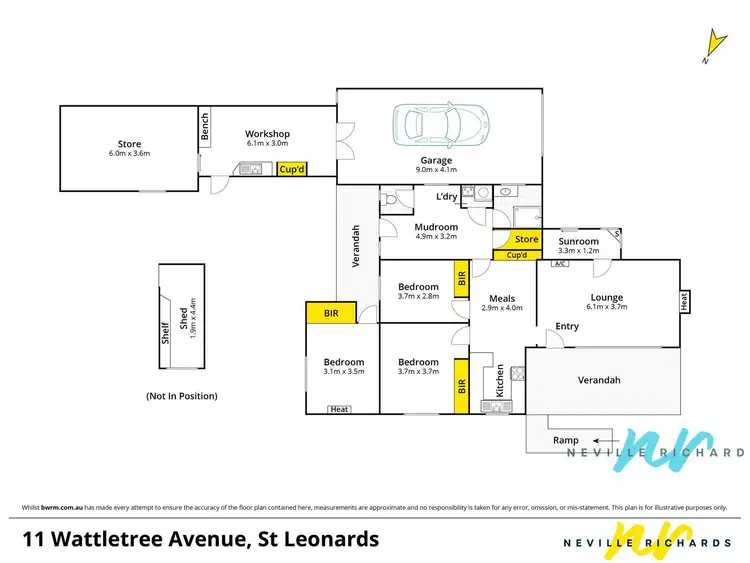 Floorplan of Homely house listing, 11 Wattletree Avenue, St Leonards VIC 3223