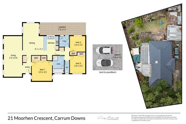Floorplan of Homely house listing, 21 Moorhen Crescent, Carrum Downs VIC 3201