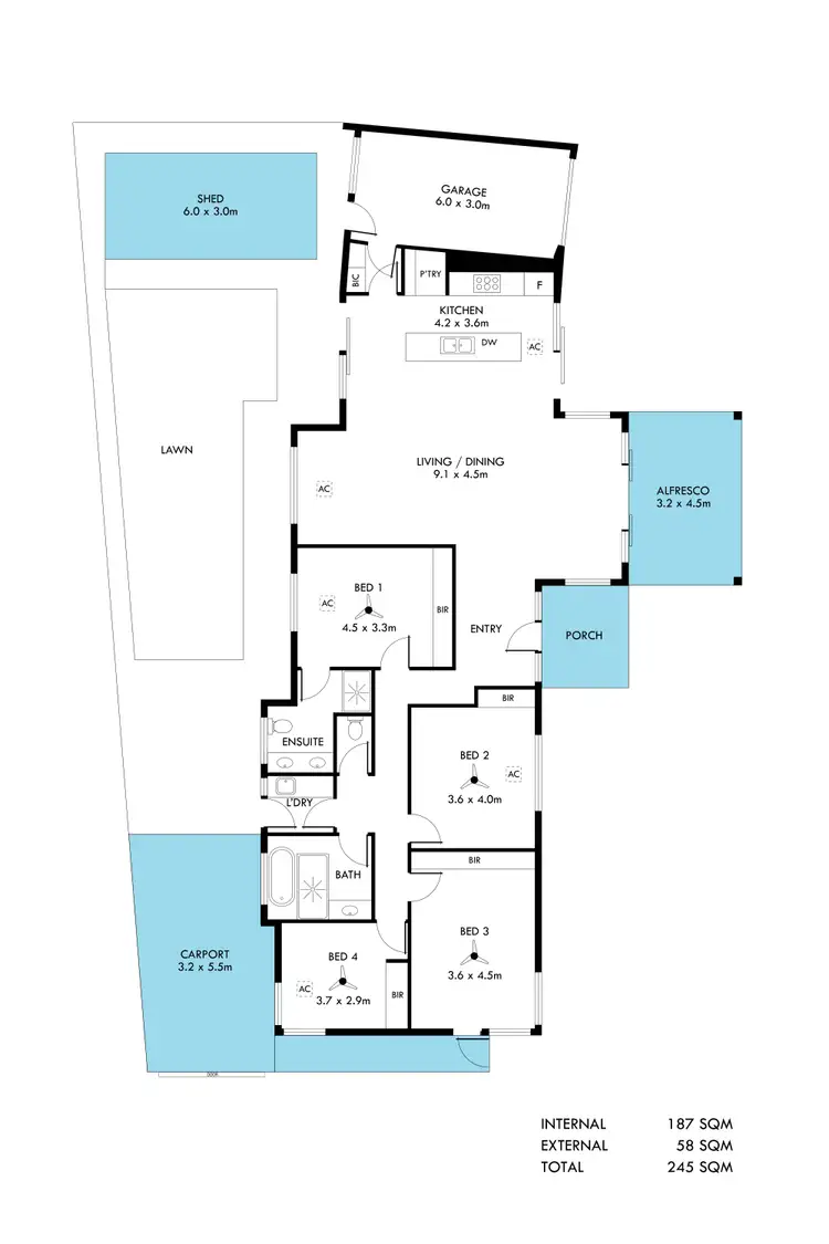 Floorplan of Homely house listing, 54 Helmsdale Avenue, Glengowrie SA 5044