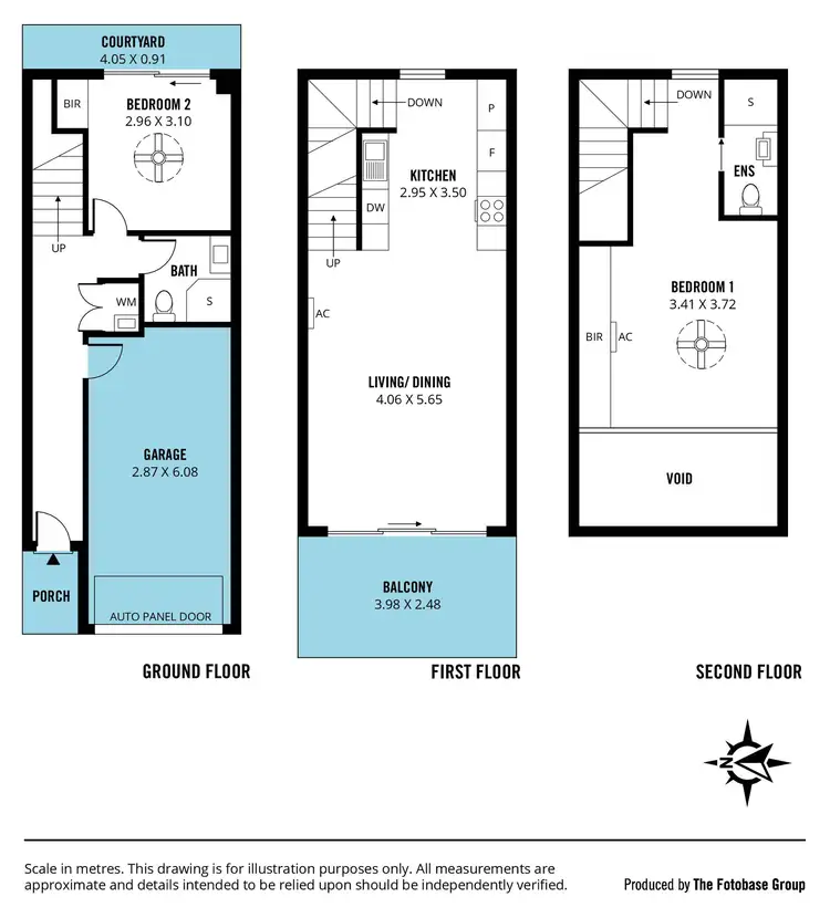 Floorplan of Homely townhouse listing, 2 Regal Place, Tonsley SA 5042