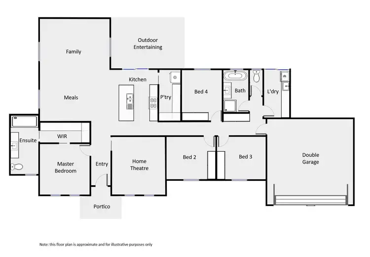 Floorplan of Homely house listing, 1 Bologna Avenue, Irymple VIC 3498