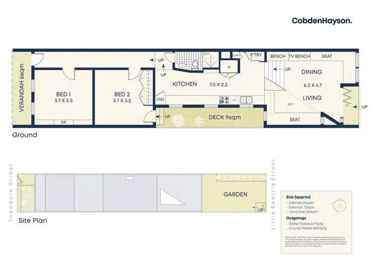 Floorplan of Homely house listing, 8 Theodore Street, Balmain NSW 2041